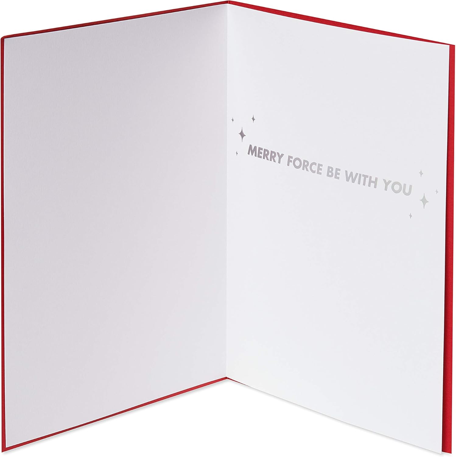Papyrus Star Wars Boxed Christmas Cards with Envelopes, Merry Force Be with You, Ornaments (8-Count)