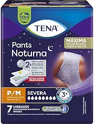 TENA Roupa Íntima Tena Pants Noturna P/M 7 Unidades