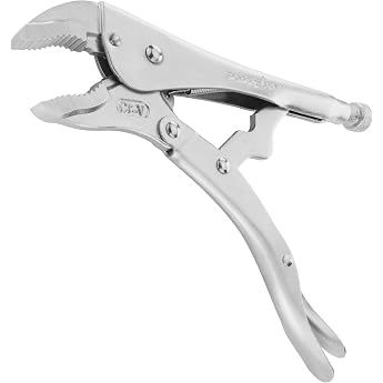 Poppstar Universal Grip Pliers 225 mm Locking Pliers with Set Screw & Quick Release Lever