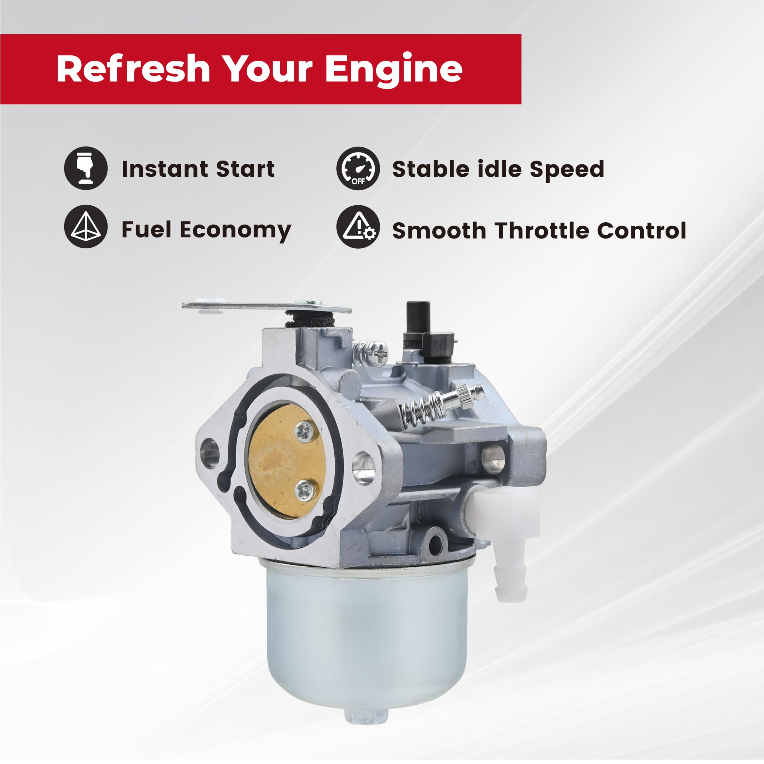 Sh 125 2024 Kit Carburatore Per Motore Kohler 149 Cc Modello PH-XT149-0225 - Nuovo, Compatibile, Marca Gartenzube Blocco Motore Sh 150 - Foto 6