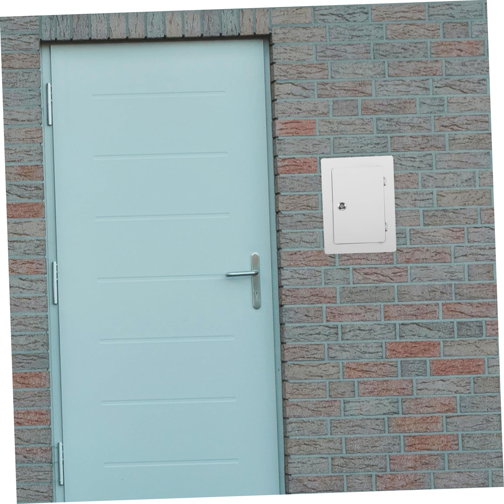 Caja de Conexiones Estanca Metálica de Color Claro, Instalación Fácil
