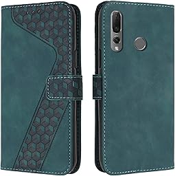 Case for Huawei P Smart Z/Y9 Prime 2019, Premium PU Leather Wallet Phone Case [Magnetic Clasp] Flip Case for Huawei P Smart Z/Y9 Prime 2019 (Green)