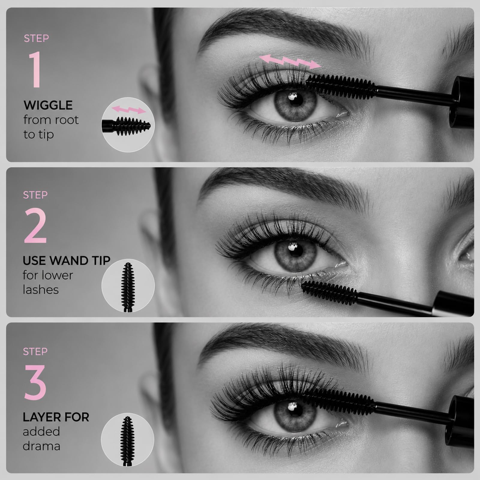 Lotus Make-Up Maxlash Botanical Mascara | Waterproof, Smudge-Proof & Long-Lasting | Clump-Free Volumizing Mascara with Witch Hazel & Lavender Oil | Fragrance Free | Suitable for Sensitive Eyes | 3.8g 4