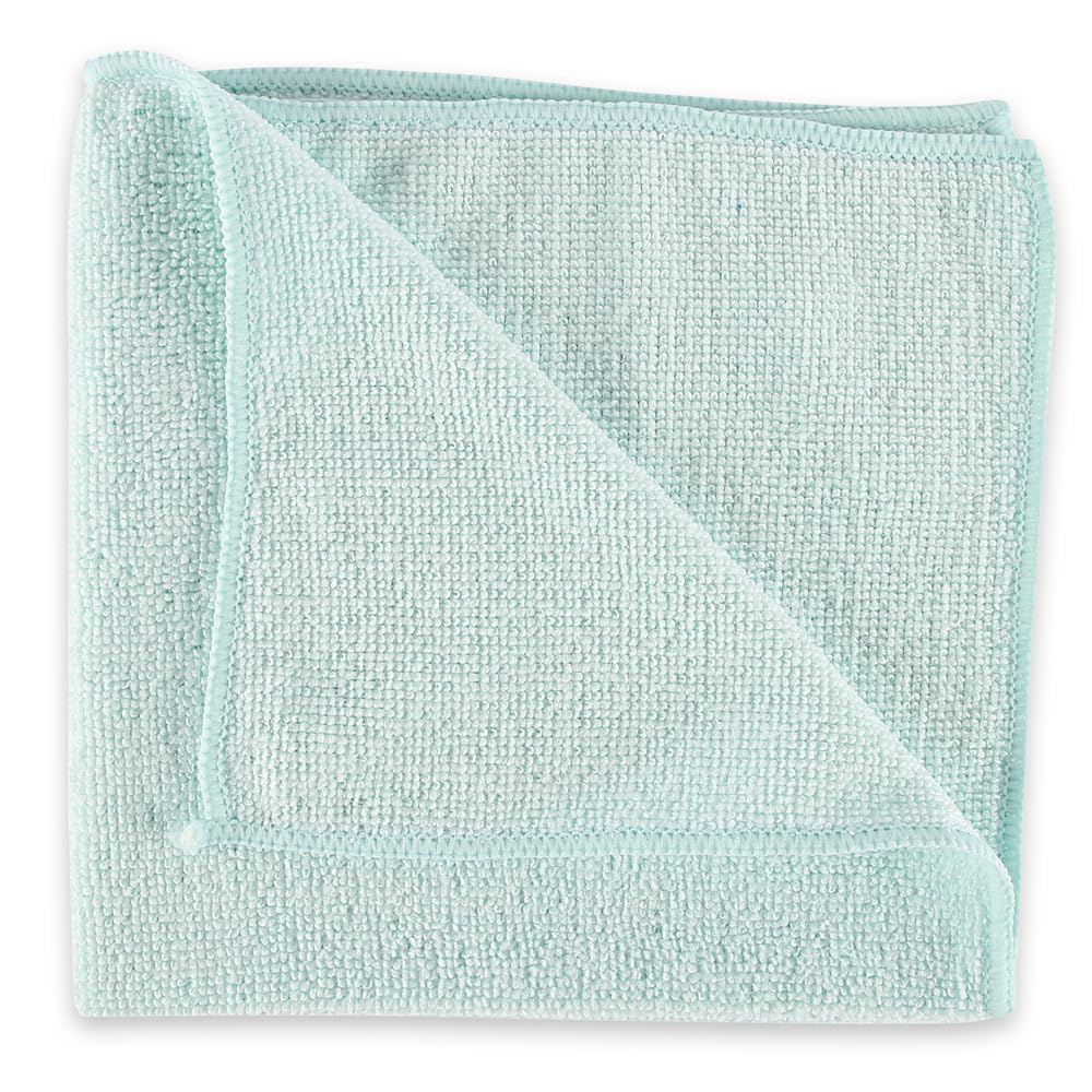 100 Stück Hygoclean Mikrofasertücher Micro Master Light | Polyester/Polyamid, grün, L: 40cm, B: 40cm, Karton, Reinigungstücher, Mikrofasertücher, Putztücher