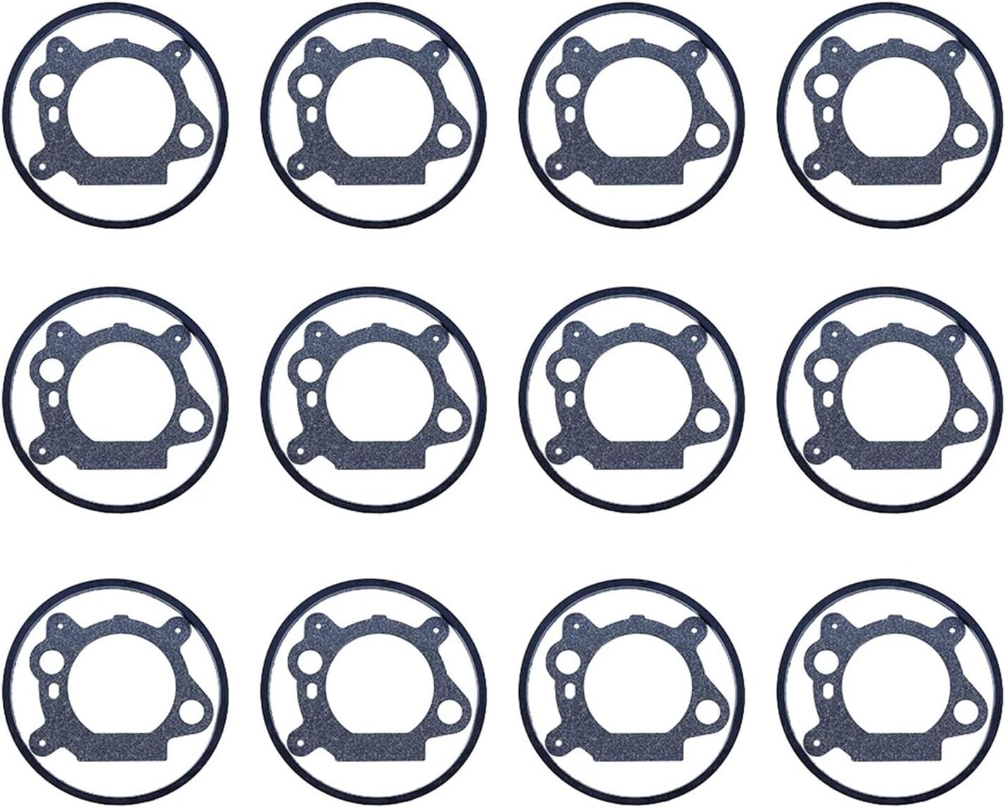 12Pcs Float Bowl Gasket Air Cleaner Mount Gasket Kit Replace for 693981 799871 799866 790845 272653 272653S