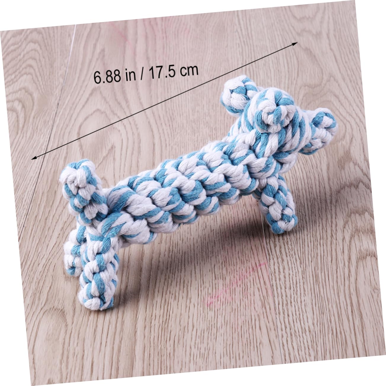 Toddmomy Cartoon Pet Chewing Toys Mini Tiger Cotton Teaser Puppies Small Dogs Teething Toy Rope