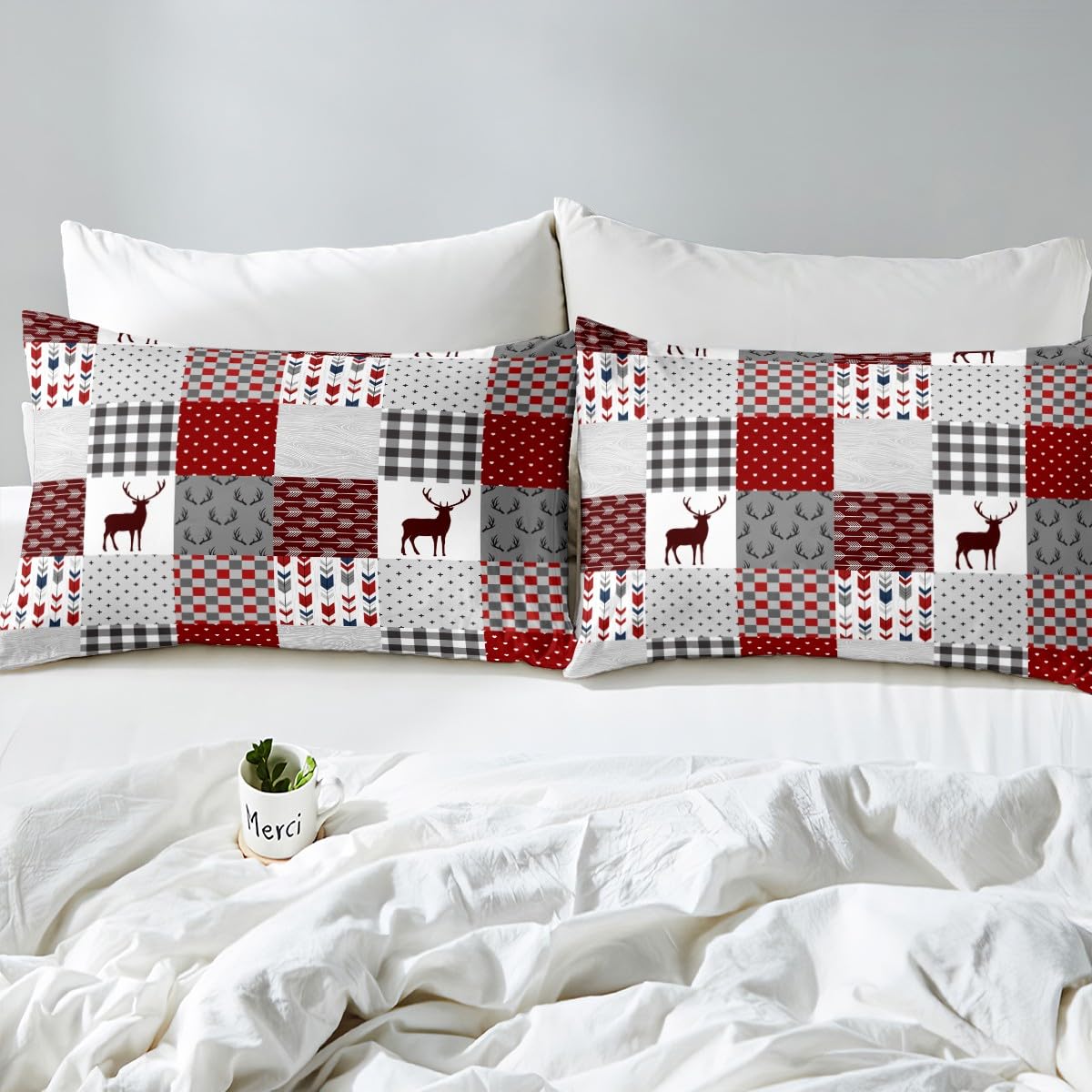 Wildlife Comforter Feelyou Cute Deer Comforter Set Deer Hunting Bedding Set For Kids Boys Wood Plank