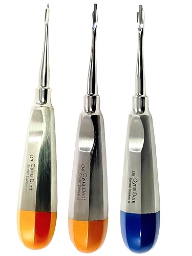 Miniatura 2 de ArTlAb -Elevadores dentales premium Extracción Extracción Osteótomo Periotome Elevador Luxante Apical Spade Cryer Proximator Elevador Implante Oral,