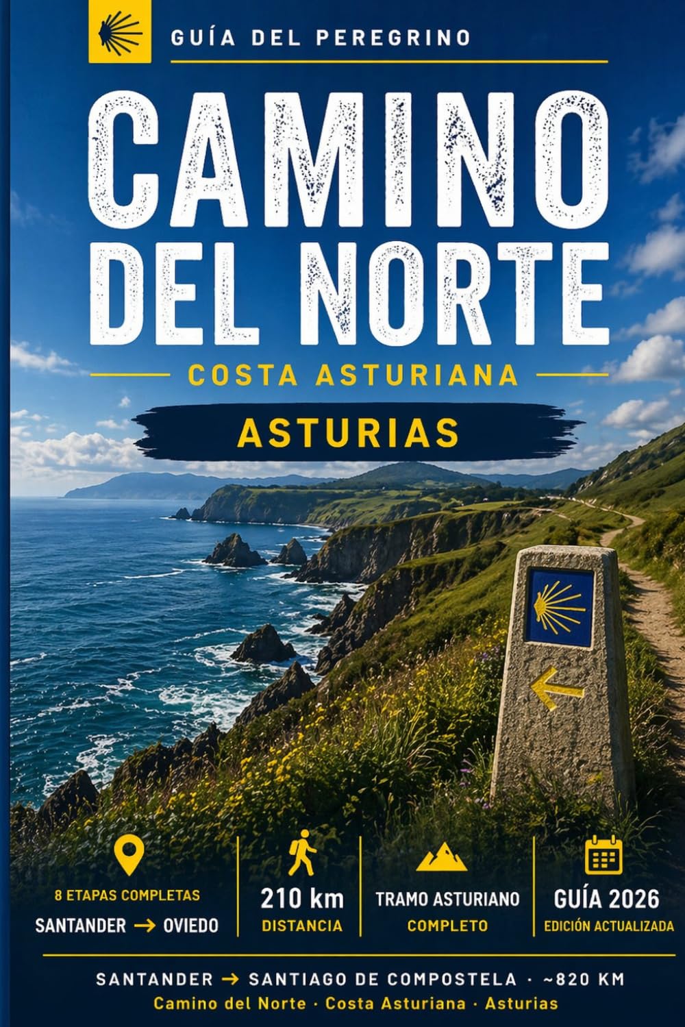 Camino del Norte: Guía del Tramo Asturiano 2026: De Santander a Oviedo Etapa a Etapa — Albergues, Gastronomía y Consejos de Peregrino Local (De Irún a Santiago: Guía del Camino del Norte 2026)