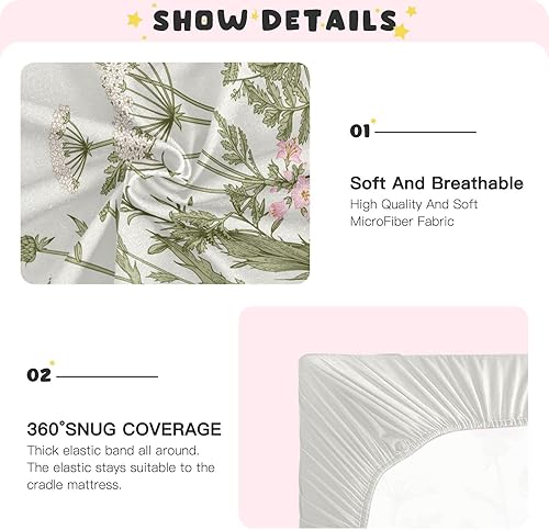 Miniatura 5 de xigua Sábana bajera ajustable para cuna de murciélago para niños y niñas, transpirable, suave, para colchones estándar para cuna y niños pequeños