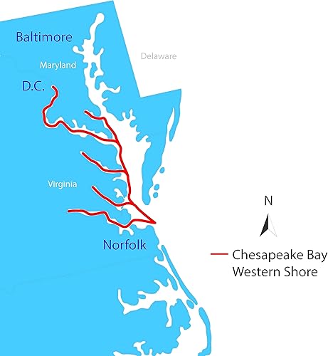 Miniatura 2 de The Boat Galley Chesapeake Bay Guía de crucero Referencia rápida (Western Shore to Bay Bridge)