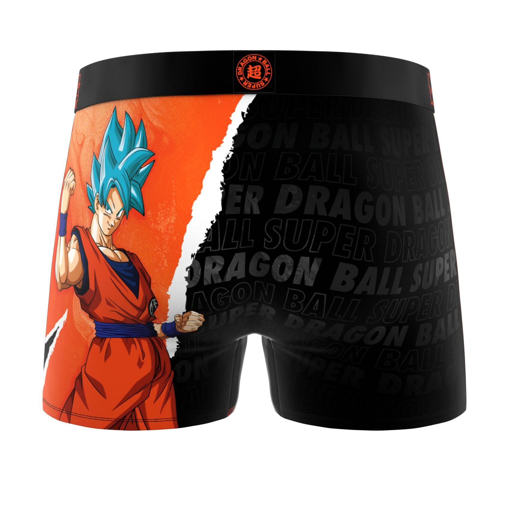 Freegun Boxer Homme Dragon Ball Super, Caleçon Homme, Ultra-Doux & Stretch (Lot de 4)