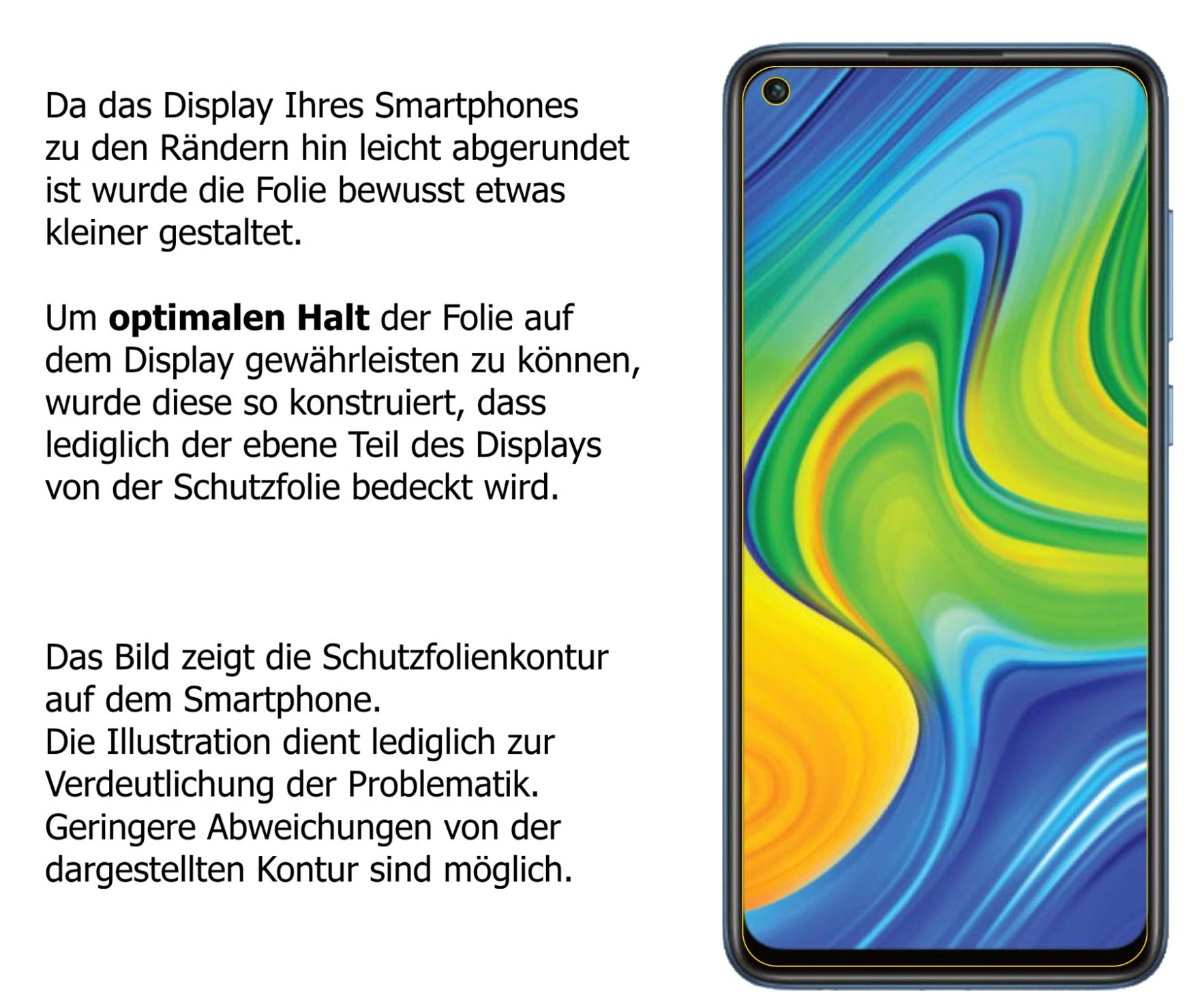 Vetro Rinforzato Dipos I Pellicola Protettiva Compatibile Con Xiaomi Redmi Note 9 Protezione Schermo Oleofobica