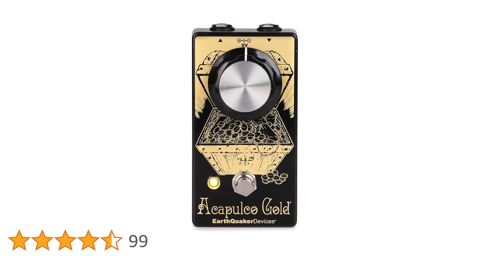 ギター EarthQuaker Devices Acapulco Gold EarthQuaker Devices Pedal de efeitos de guitarra Acapulco