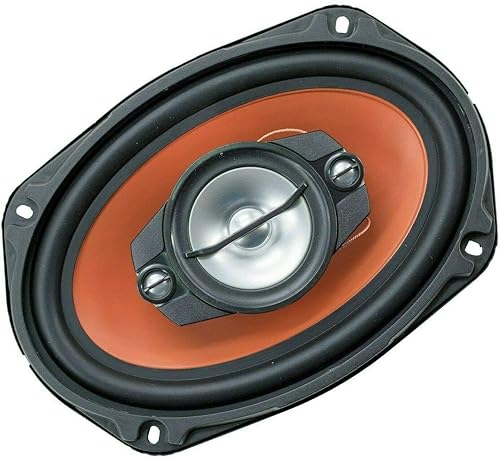 Miniatura 3 de 4xAudiobank AB790 6X9-Inch 4-Way 2nd-Gen Blue Car Audio estéreo coaxial Altavoces coaxiales 1000 vatios de potencia máxima 300 vatios RMSpar