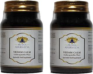 ASHWAGANDHA Plus (Vedam Calm) 700mg Tablets - Ayurvedic Supplement, Precise Traditional Blend of 9 Ayurvedic Herbs for Stress Relief and Restful Sleep (2 Packs of 90 Tablets Each)