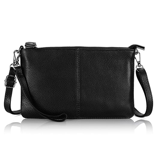 befen Tan Genuine Leather Shoulder Bags 90s Tiny Clutch Crossbody Purses for Women Fashion Chic Trendy Purses and Handbags