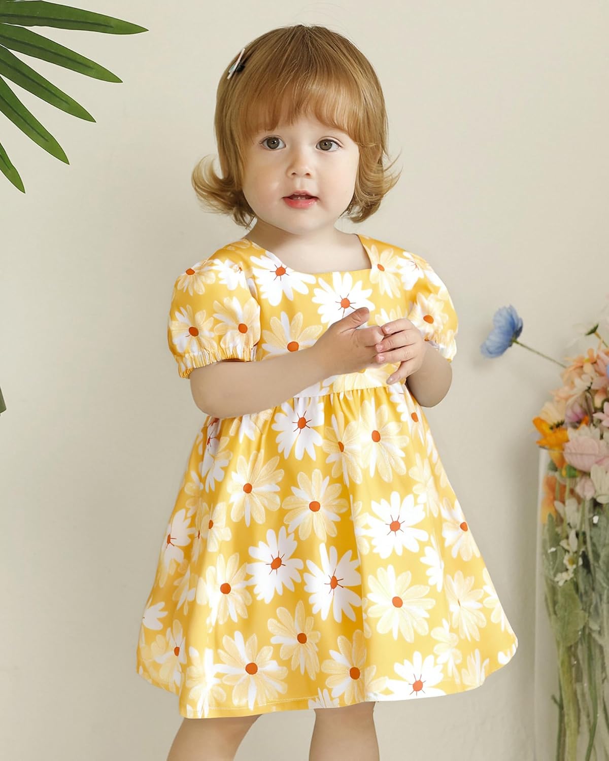 Toddler Baby Girl Dresses Summer Clothes Boho Short Sleeve Dress Ruffle Infant Sundress Cute Girls Outfit - Image 2