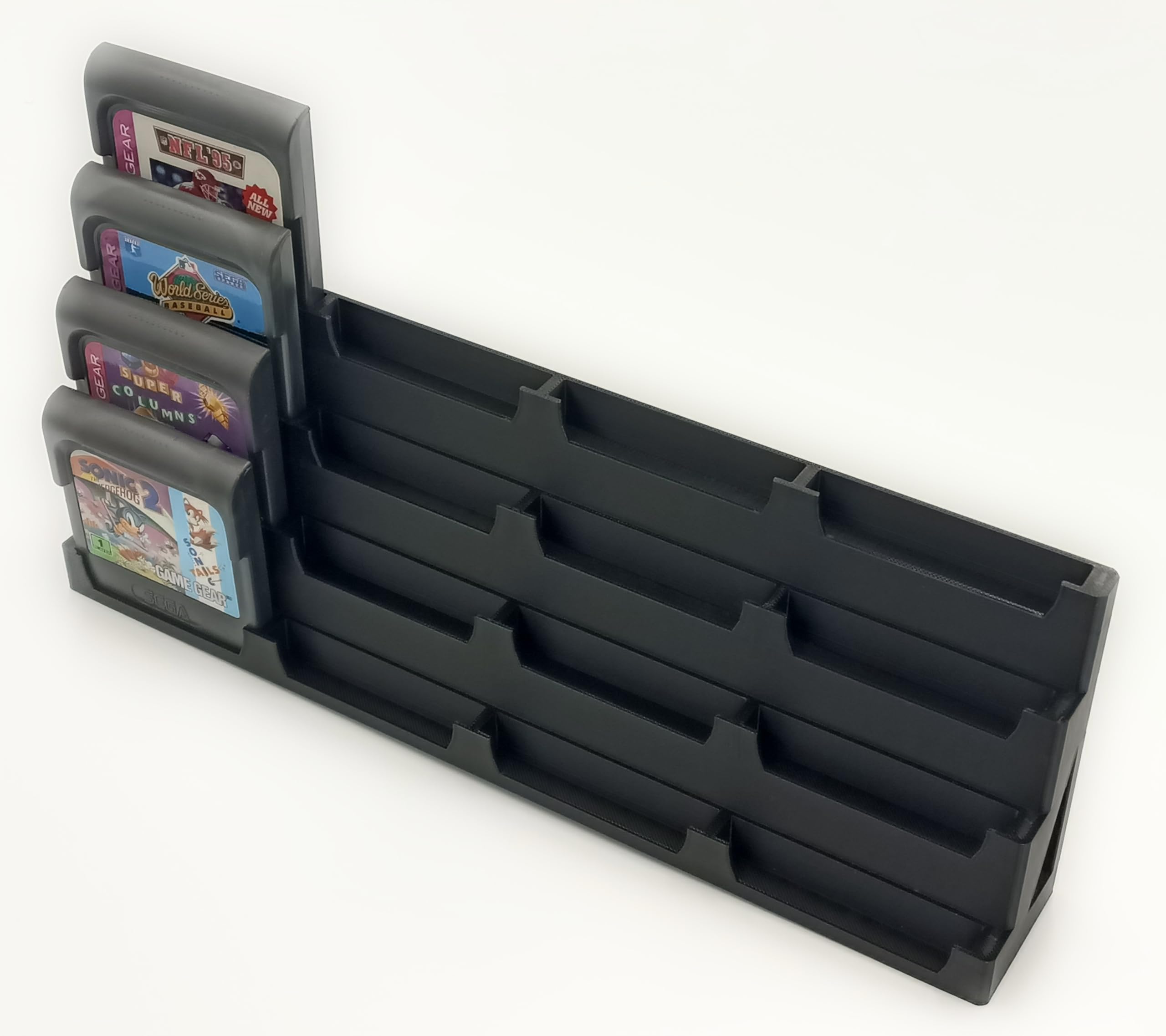 Display Tower, Rack, Case for Sega Game Gear Games (Holds 16 Games) (Black) : Toys & Games