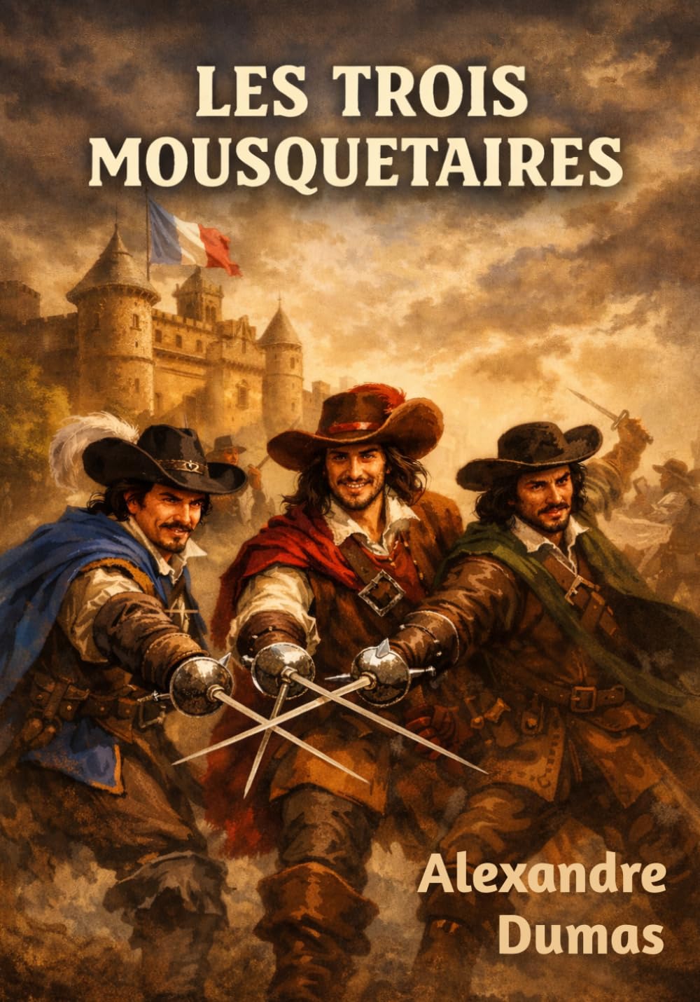 Les trois mousquetaires: Édition pour lecture confortable
