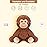 SuzziPals Heatable & Coolable Monkey Stuffed Animal, Microwavable Heating Pad Plushies for Soothing & Relaxation, Lavender Scented Stuffed Plush Toys, Monkey Gifts Boys Girls
