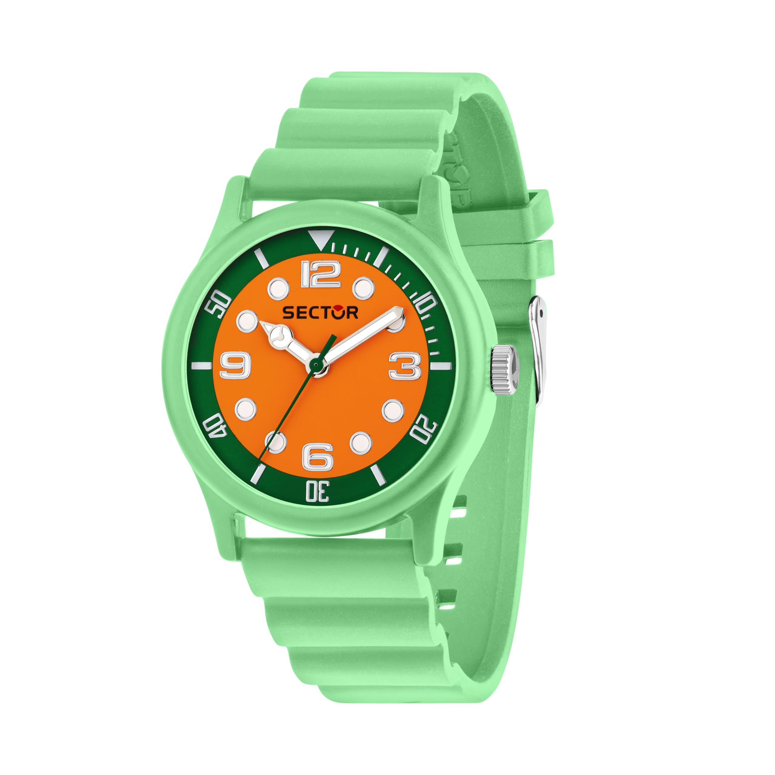 Sector No Limits Orologio Uomo, Solo tempo, Analogico, 41 mm, Collezione H2O, Silicone