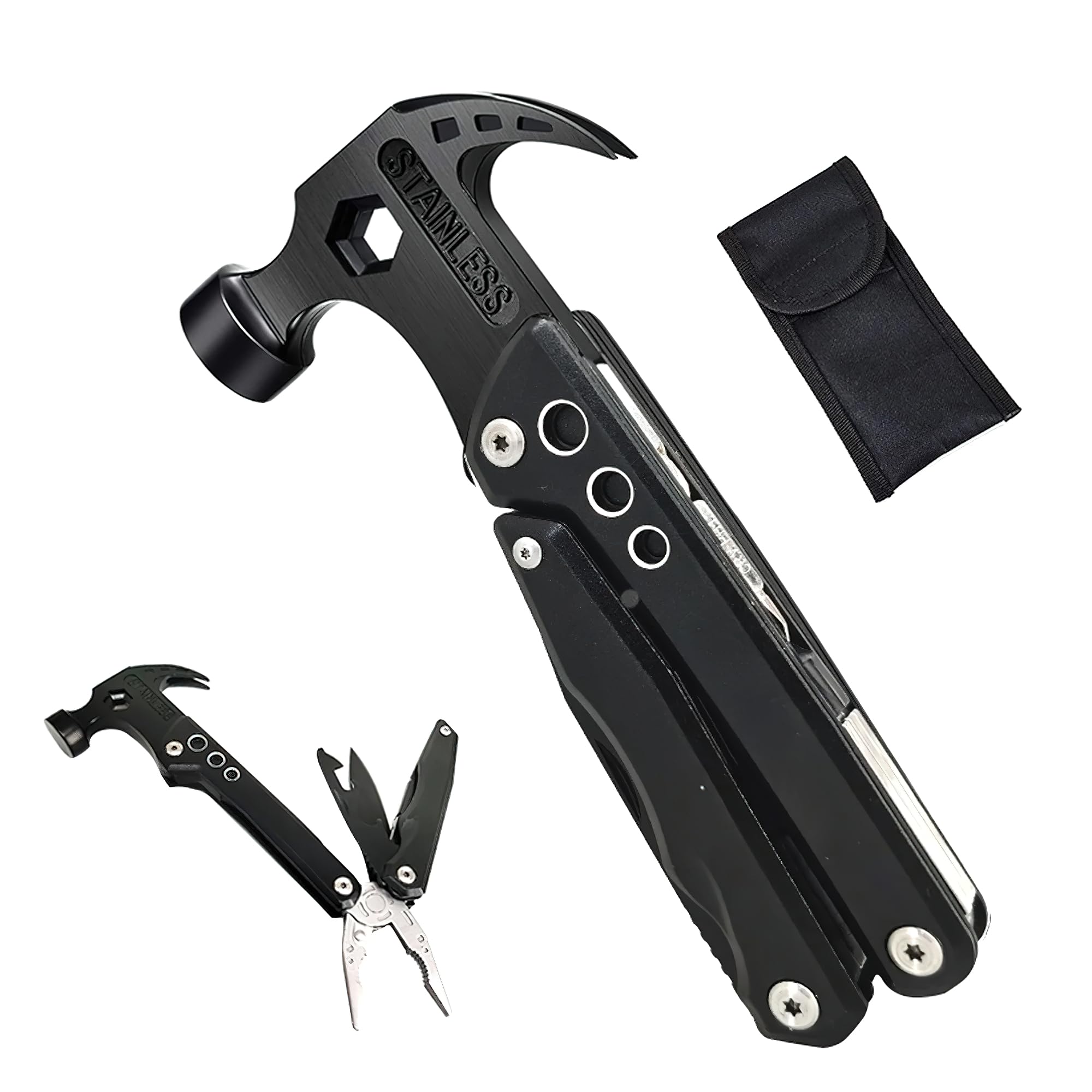 BRAINLE Travel Gadgets Multi Feature Tool - 10-in-1 Mini Hammer with Pliers, Claw Hammer, Multipurpose Tracking Gadget for Men, All-In-One EDC Campaign Accessory, Multifunctional Hathodi (B0DF5NMTXX) Amazon Price History, Amazon Price Tracker