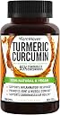 Turmeric Curcumin with BioPerine Black Pepper & 95% Curcuminoids, 1965mg, Maximum Absorption for Joint Support, Non-GMO Turmeric Capsules, Made in USA - 90 Veg Caps