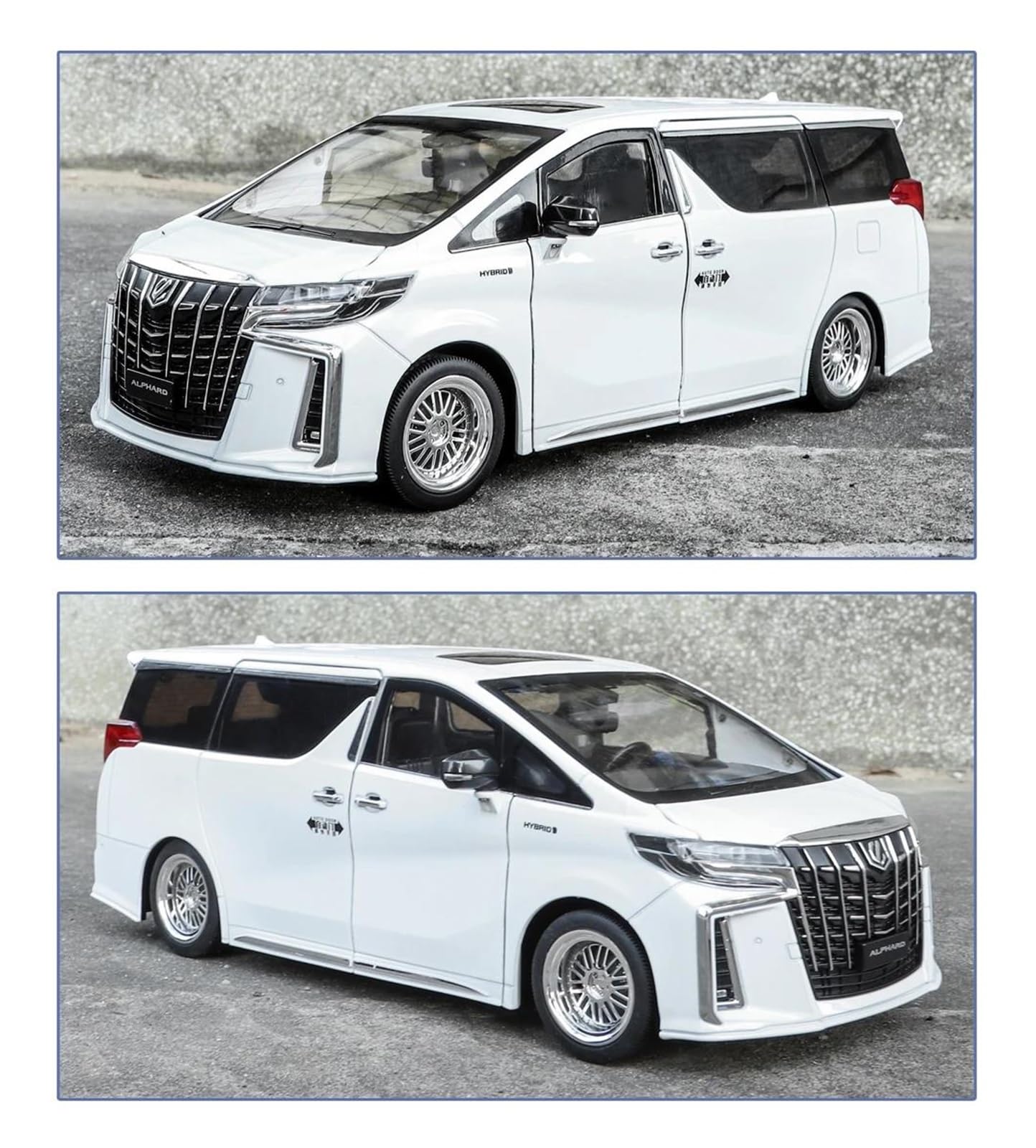 【新車】 トヨタ 30アルファード 1/18 ダイキャストミニカー カスタム 新車】 トヨタ 30アルファード 1/18 ダイキャストミニカー