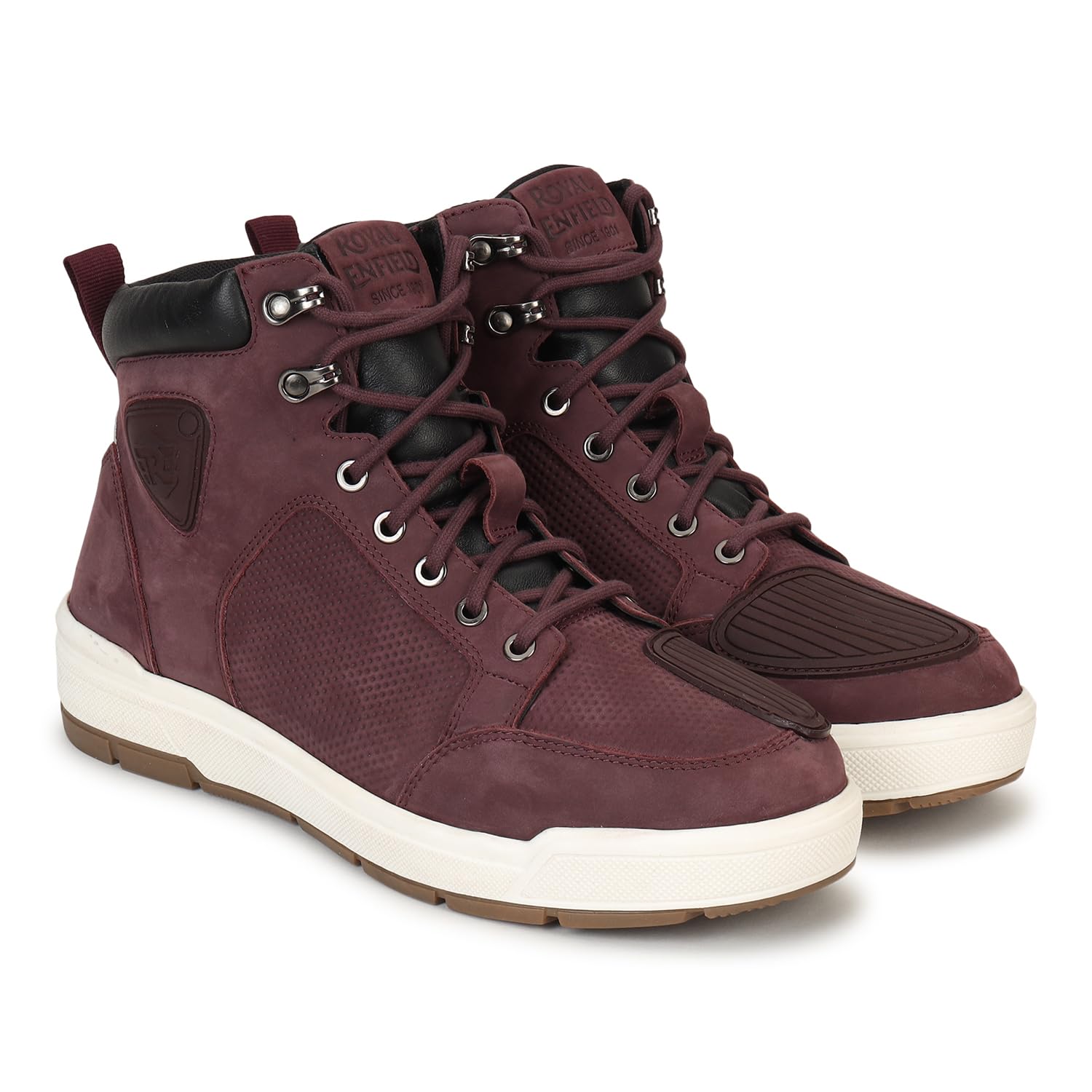 Royal Enfield City Cruising Maroon Boots-image-32
