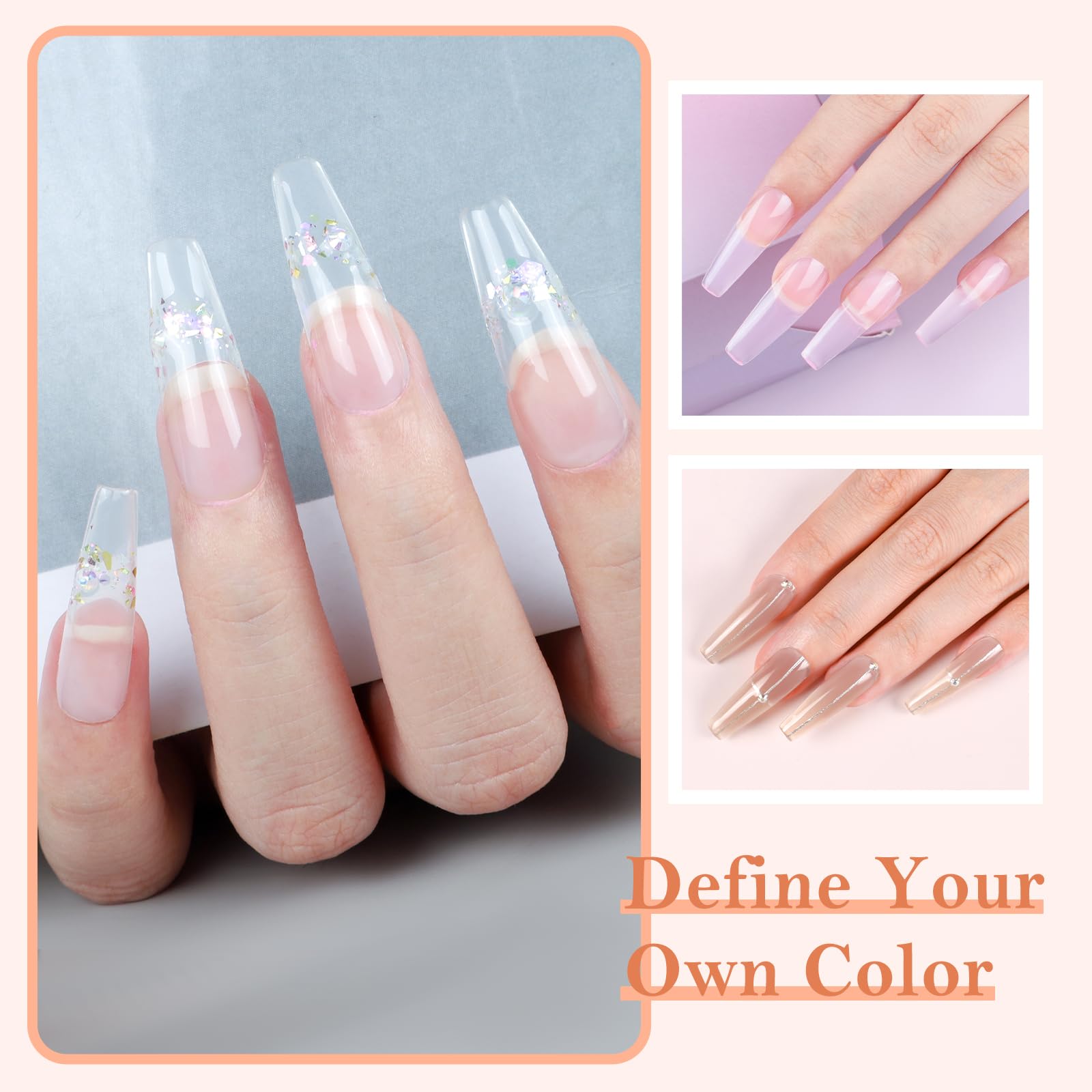 COSCELIA Kit Semipermanente Unghie con lampada UV, 20 Colori Smalto Unghie e 3 PCS Estensione Gel Kit Ricostruzione Unghie Gel Completo con Base y Top Coat Regali per Donne