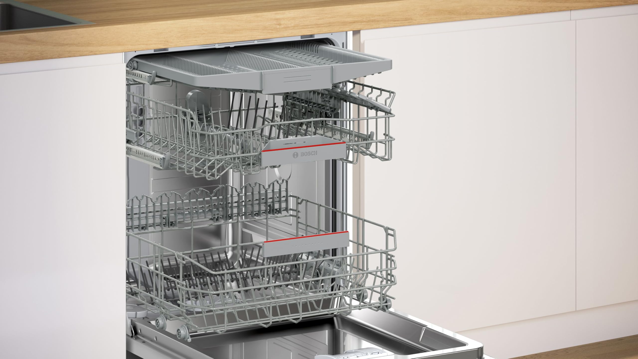 Lave-vaisselle sous plan Série 4 60 cm Acier brossé SMU4ECS28E