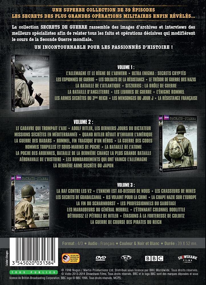 Integrale secrets de guerre - 12 dvd