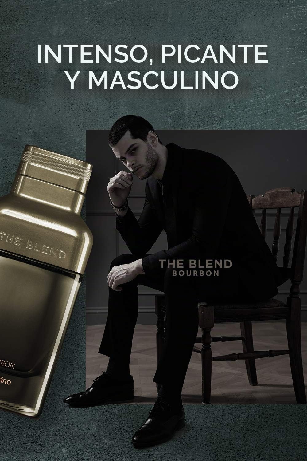 O Boticário The Blend Bourbon Eau de Parfum, fragancia oriental picante, 100 ml