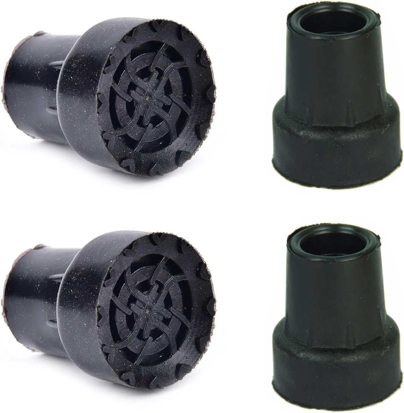 4 Pack Crutch Tips 19mm 3/4 inch Walking Cane End Cap Foot Bottom Rubber Pads Feet Cover Thickened Heavy Duty Metal Inside Non-Slip Replacement for All Terrain Walker Stick Canes Crutches 4 Pack Crutch Tips 19mm 3/4 inch Walking Cane End Cap Foot Bottom Rubber Pads Feet Cover Thickened Heavy Duty Metal Inside Non-Slip Replacement for All Terrain Walker Stick Canes Crutches