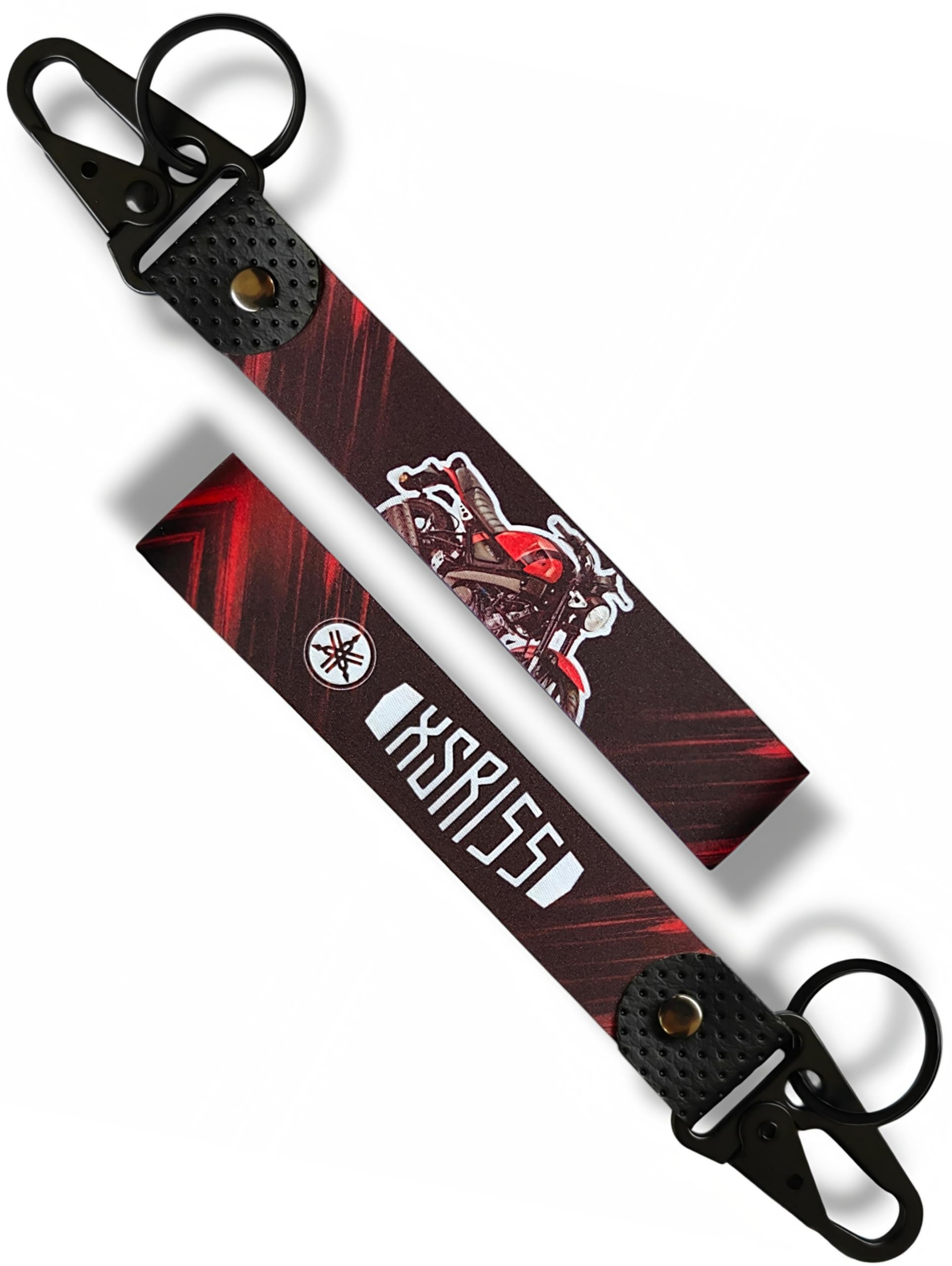 HIGH OCTANE XSR 155 keychain red colour bike with snap hook and ring-image-15