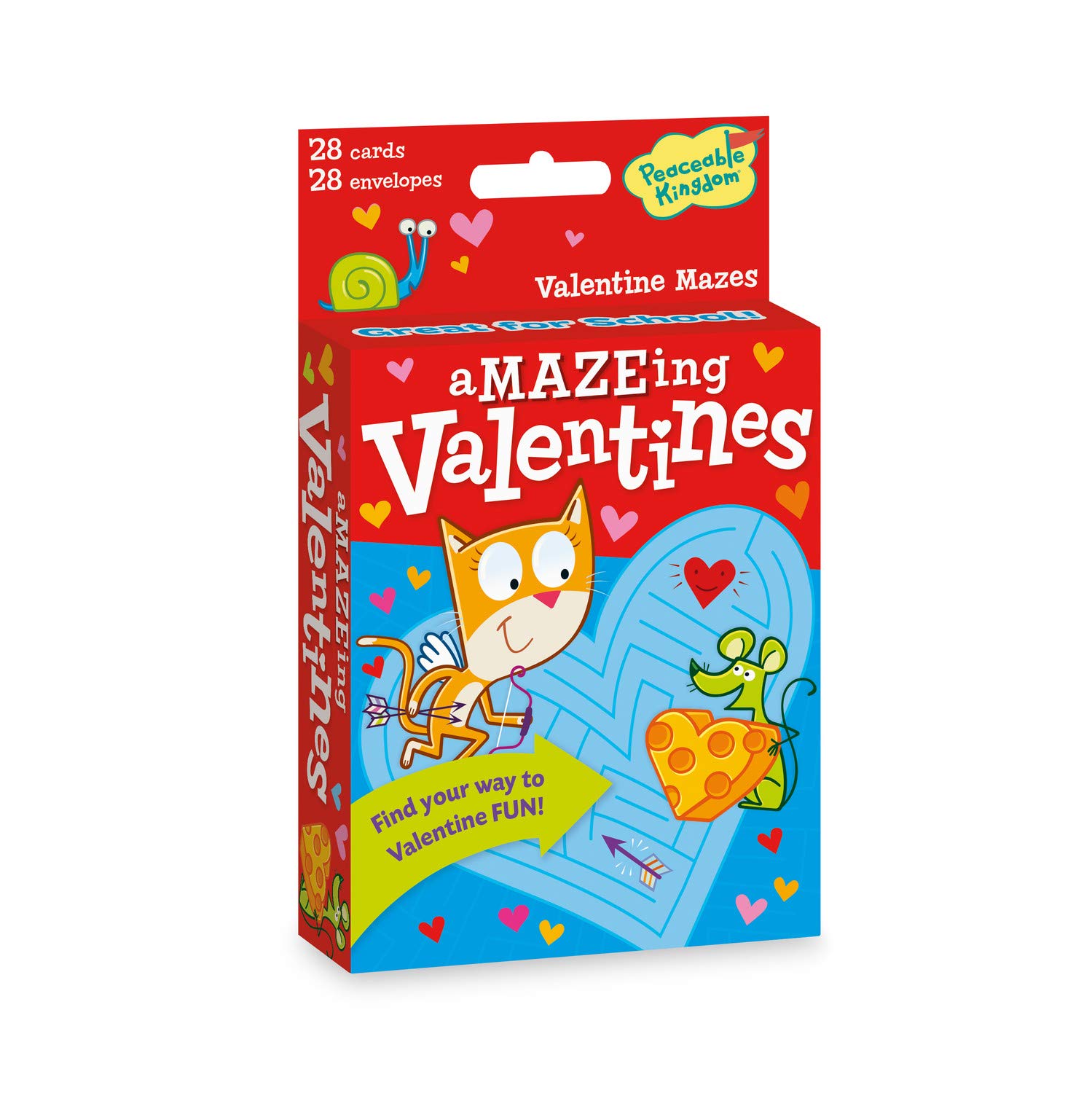 Peaceable Kingdom, Card Pack Valentine Mazes