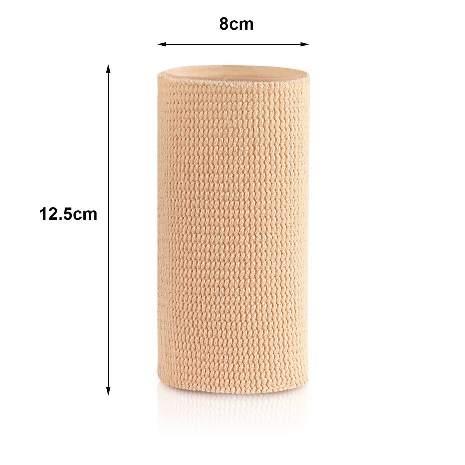 Ankle Sleeve,Cross Ankle Gel Sleeves Padded Figure Skating Socks,Ice Skate Guards Ankle Protector,Ankle Compression Sleeve Skateboard Accessories For Skating Hockey Roller Riding Ski Inline (Beige)