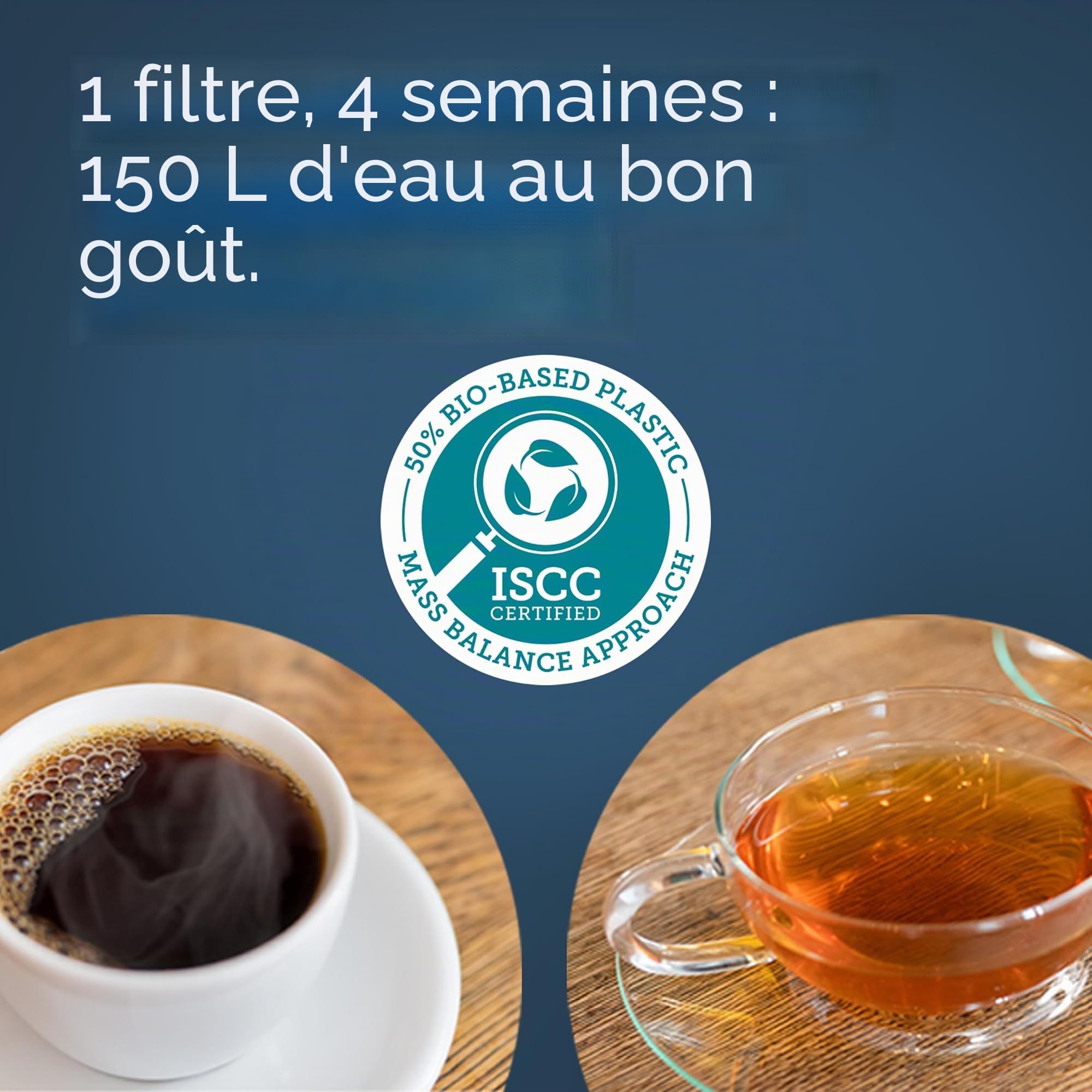 BRITA Maxtra Pro Lot de 6 cartouches filtrantes à eau Expert en chaux à économie semestrielle – Pièce de rechange originale pour toutes les carafes Brita avec filtration supplémentaire du calcaire et
