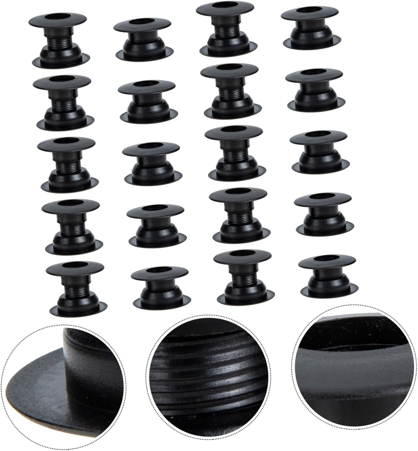 20pairs Foosball End Cap Table Football Shaft Accessories Easy Install Lightweight Foosball Table Parts