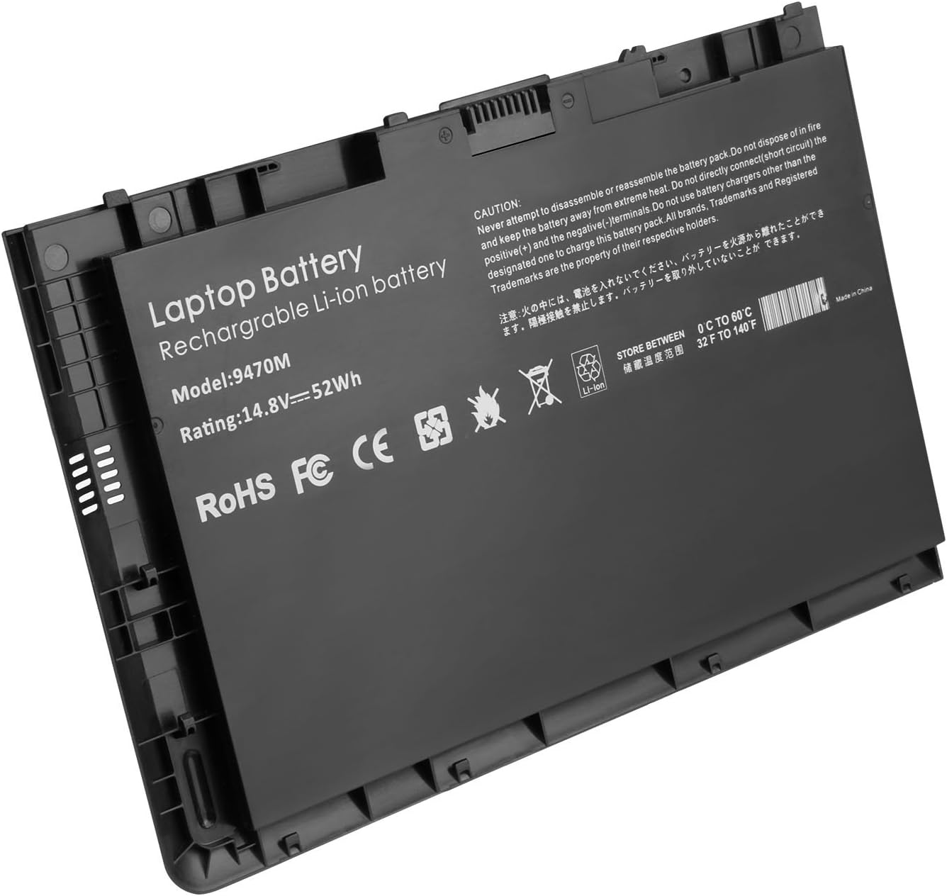 RayWEE 14.8V 54W New Laptop Battery Replacement for HP EliteBook Folio 9470 9470m 9480m Ultrabook Series 687517-171 687517-241 687945-001 696621-001 HSTNN-D
