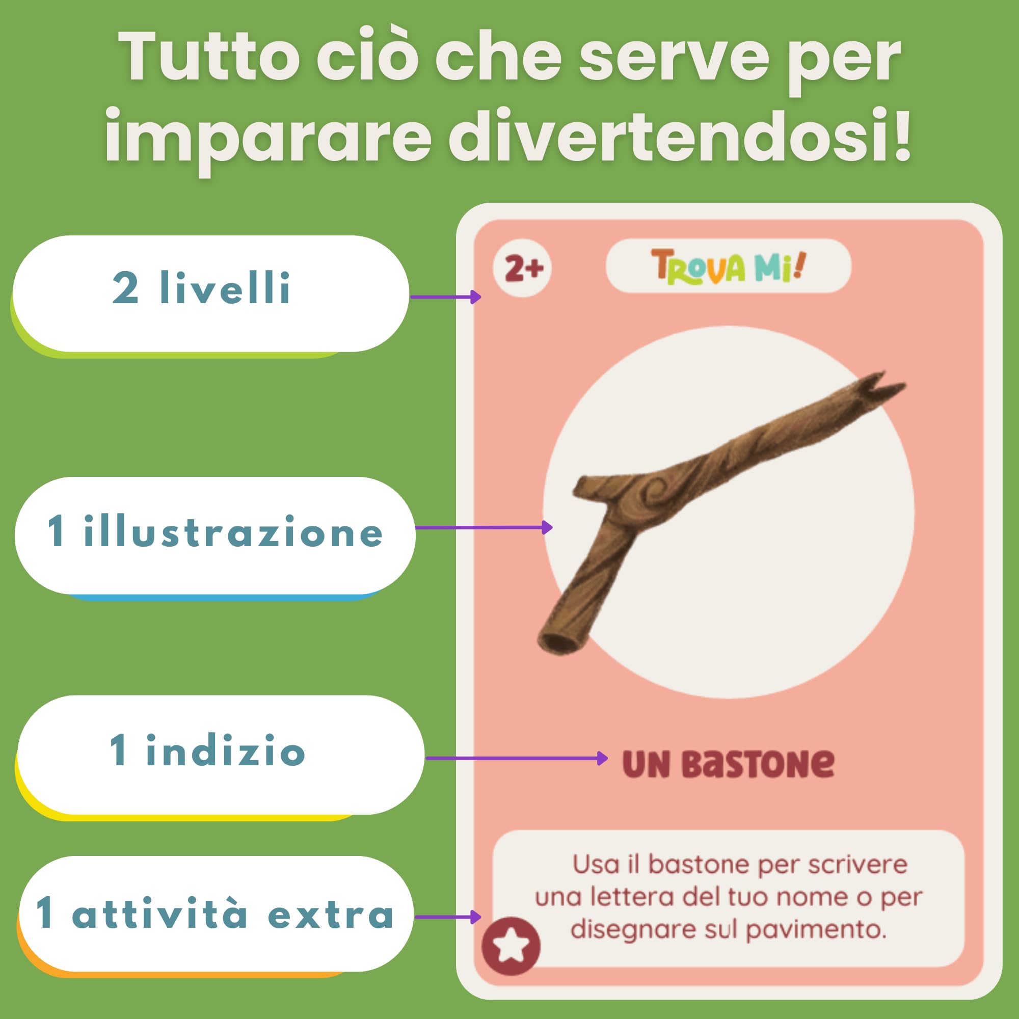 Trova-Mi! All'Aria Aperta - Oh Happy Games: Gioco di Carte Educativo e Divertente, 2-6 Anni, Gioco da Tavolo Bambini, Giocattoli Montessori, Regalo Bambini
