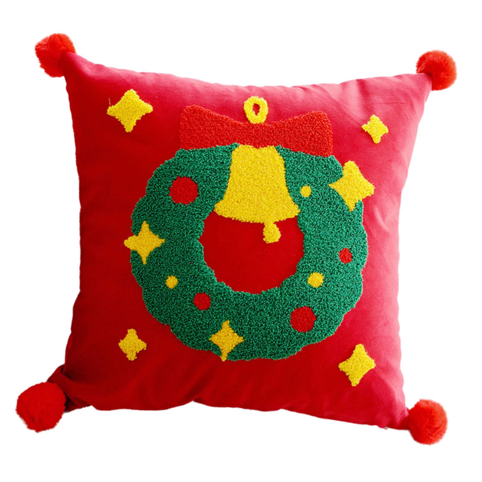 SHYYOULQE Pillow Case Removable Cushion Sleeve Comfortable Sofa Couch Pillowcase for Christmas Seasonal Decoration Bed Sofa Accessory