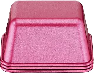 Tefal Creabake 3 moules à mini-cakes 8,3x6,5 cm, Revêtement antiadhésif, Cuisson parfaite, Démoulage facile, Interchangeables, Empilables, Recettes créatives et savoureuses salées et sucrées J3079804