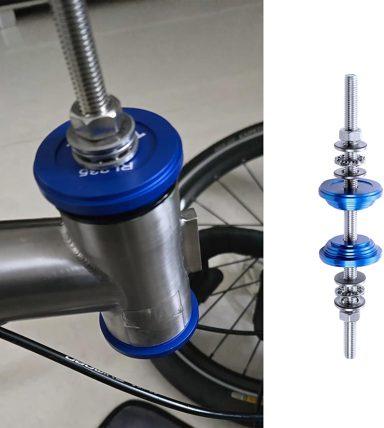 Bicycle Bike Headset and Bottom Bracket Installation Press Shaft Bowl Remover Tool