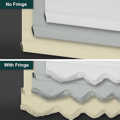 Miniatura 8 de CHICOLOGY Persianas enrollables opacas personalizadas, sin cordón, para el hogar, tratamientos de ventana, persianas de puerta, persianas opacas,