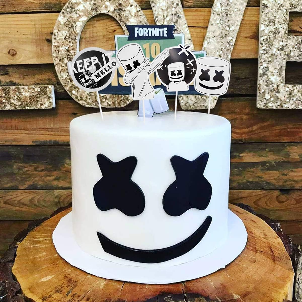 Lot De 24 Decorations De Gateau Pour Dj De Guimauve Dj De Guimauve Decoration De Gateau Theme De Musique Electronique Amazon Fr Cuisine Et Maison