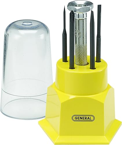 General S605 - Juego de destornilladores para joyero (6 piezas, 5 hojas)