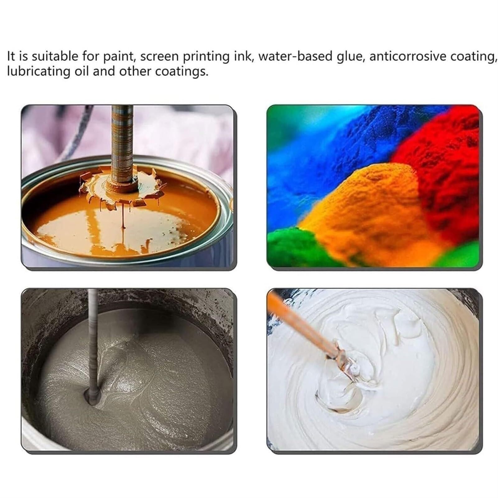 Mezclador de pintura neumático para materiales de revestimiento y líquidos viscosos