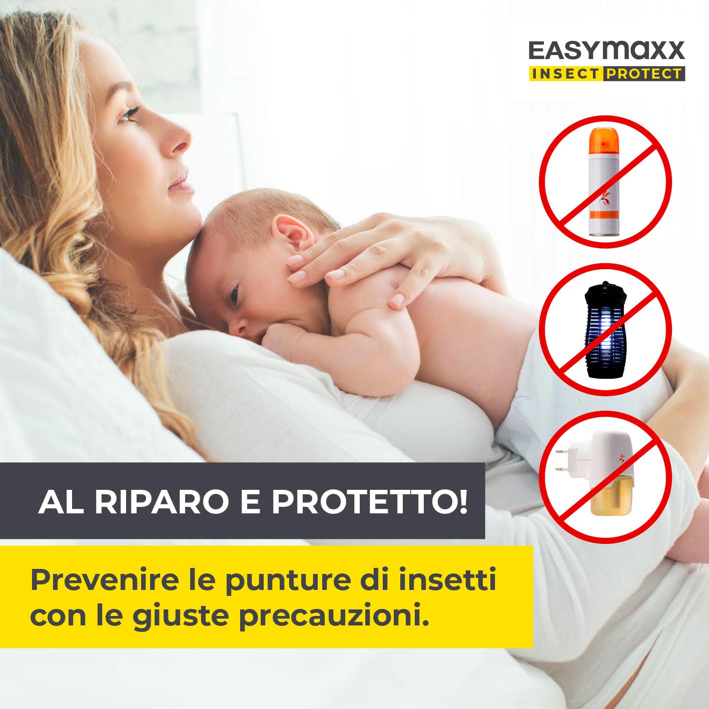 EASYmaxx Insect Protect Zanzariera telescopica | Rete Anti-Insetti per finestre | Con telaio premontato | Estensibile | Rete integrata | Antracite | 1 Pezzo